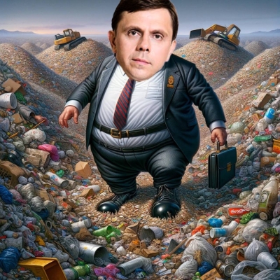 Горящие горы мусора Потомского-Клычкова